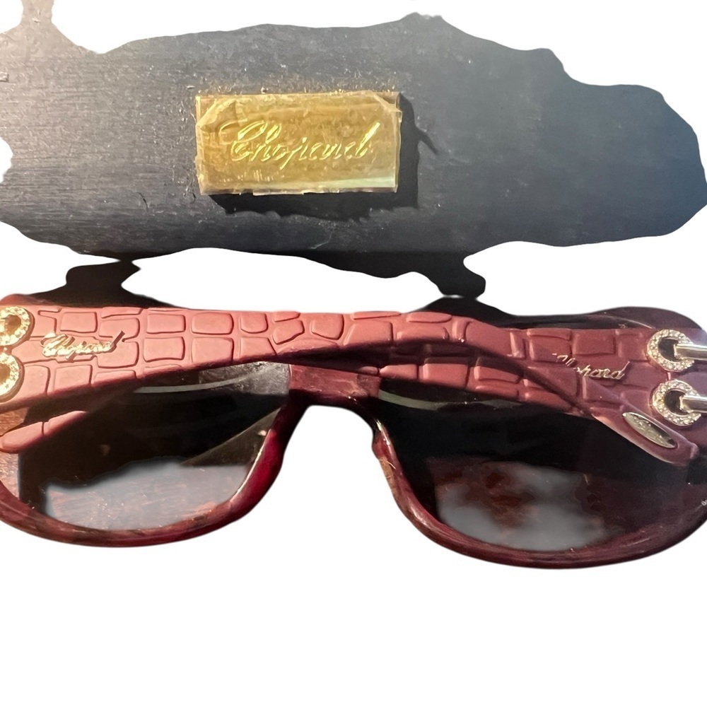 Chopard Maroon Sunglasses - Picture 4 of 7
